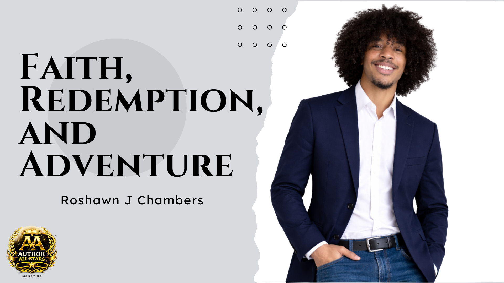 Faith, Redemption, and Adventure: How Roshawn J. Chambers Brings Love and Purpose Together in Love at First Sight
